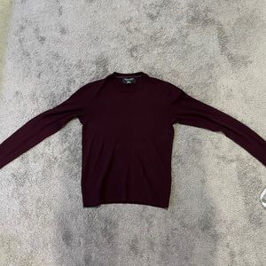 Banana Republic merino wool sweater Burgundy S